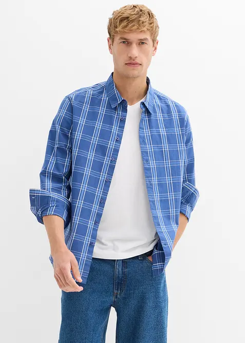 Overhemd  met lange mouwen van puur biologisch katoen, bonprix