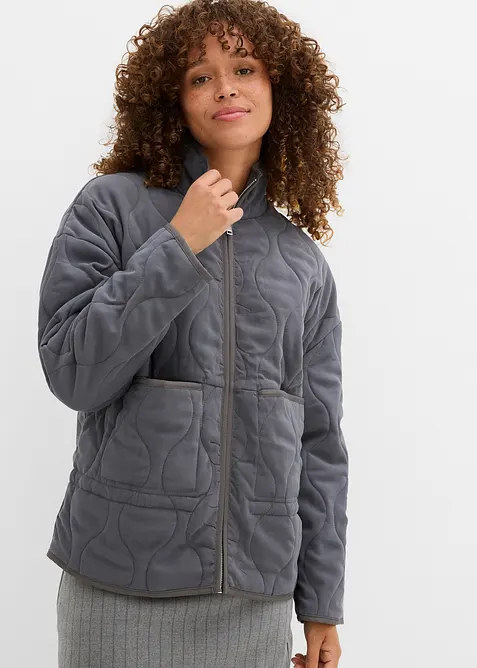 Gewatteerde oversized jas, bonprix