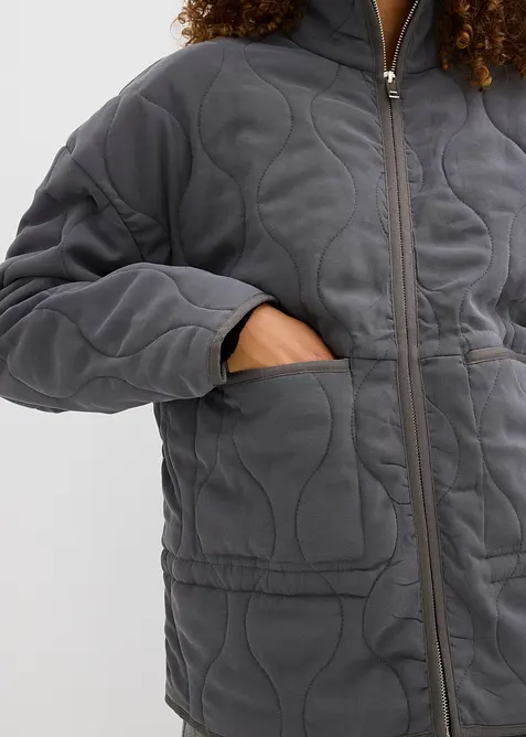 Gewatteerde oversized jas, bonprix