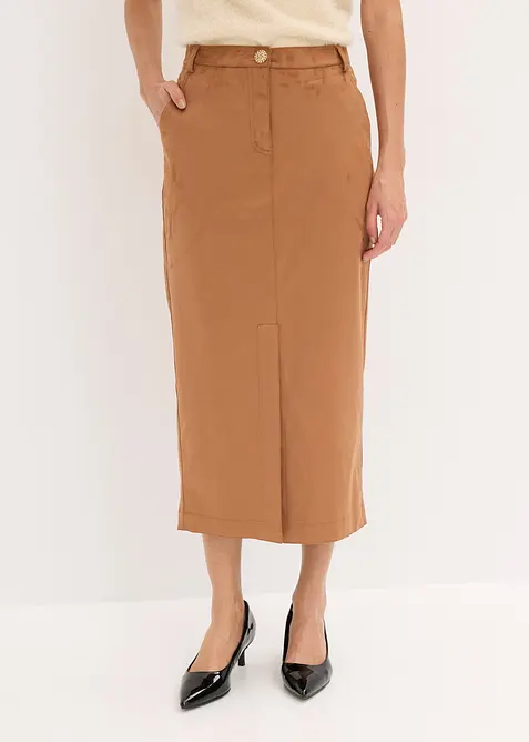 Kokerrok van immitatiesuède, bonprix