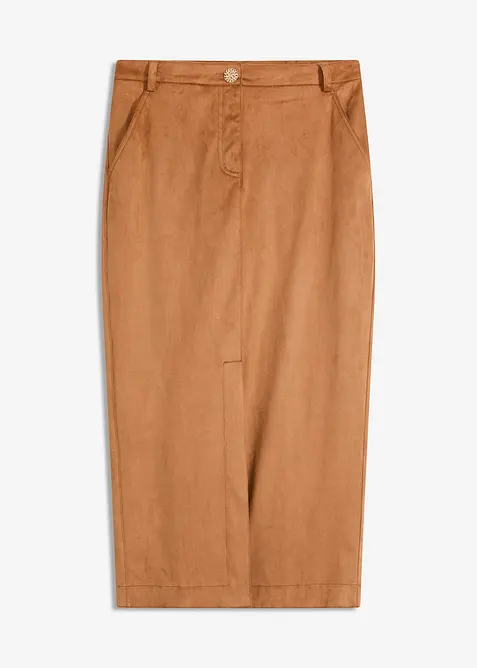 Kokerrok van immitatiesuède, bonprix