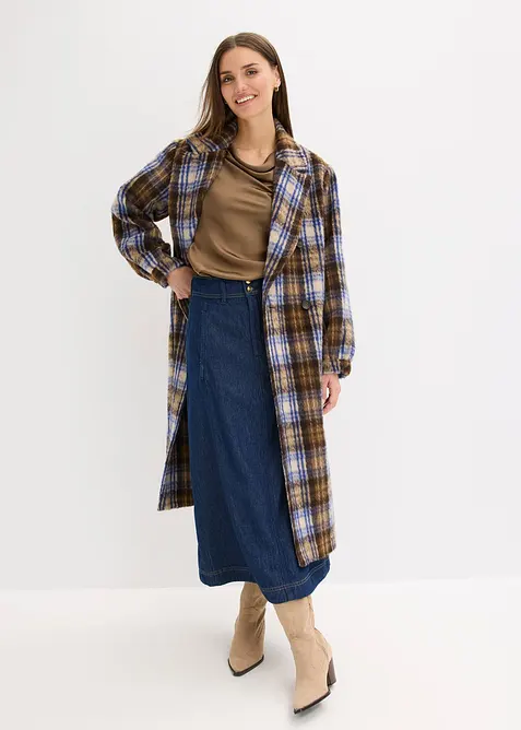 Lange jas met ballonmouwen, bonprix