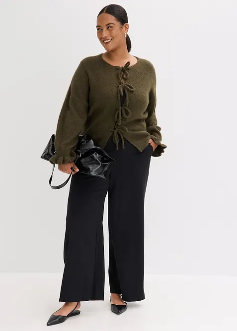 Oversized vest van zachte wolmix, bonprix