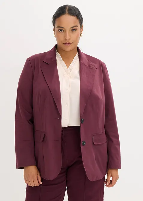 Blazer van imitatiesuède, bonprix