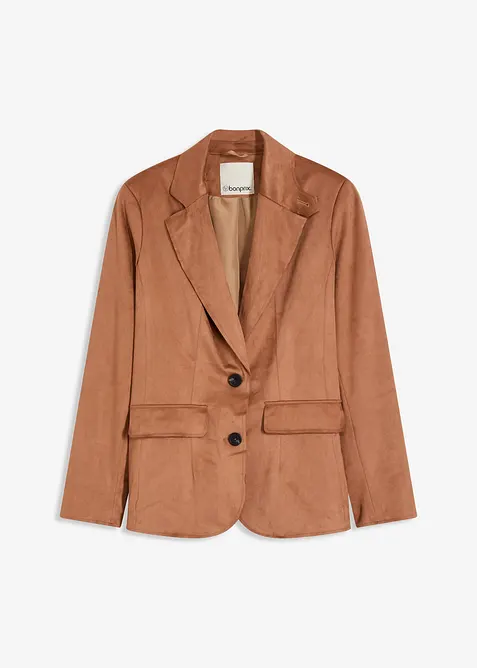 Blazer van imitatiesuède, bonprix