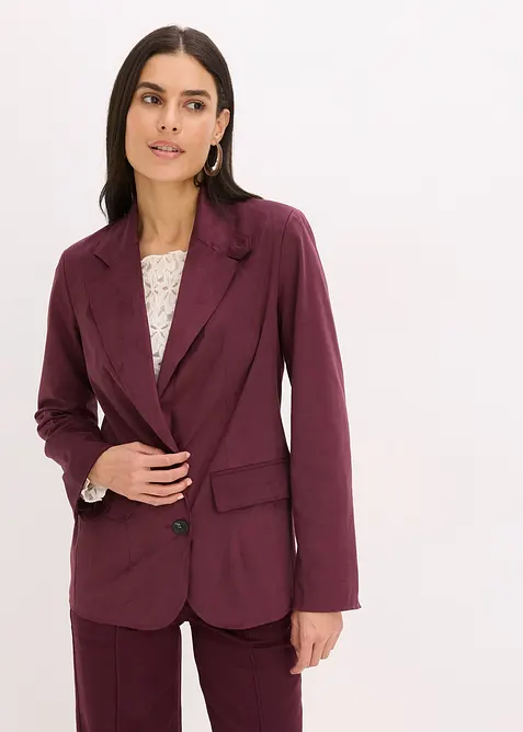 Blazer van imitatiesuède, bonprix