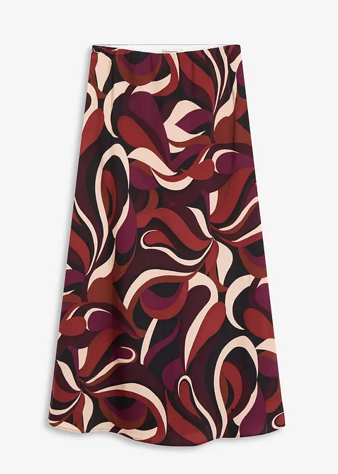 Midirok van soepel satijn, bonprix