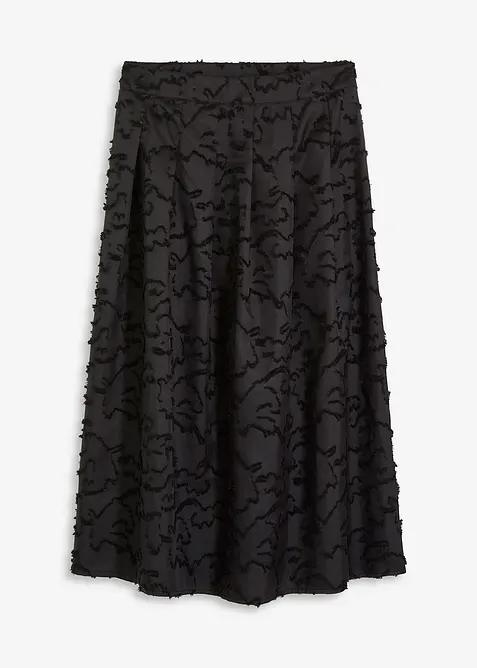 Midirok van gestructureerd materiaal, bonprix