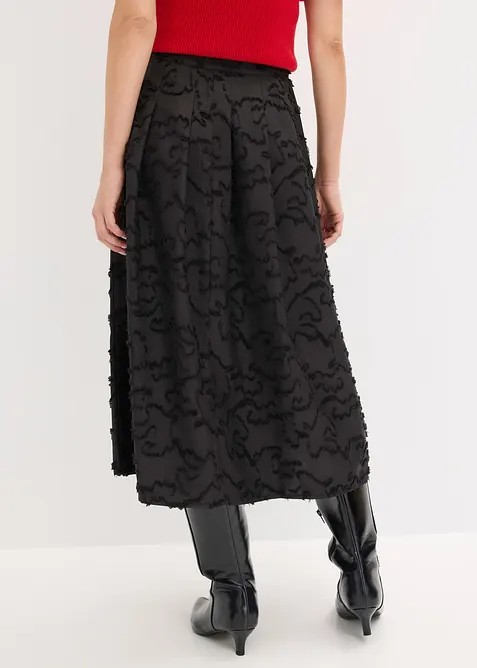 Midirok van gestructureerd materiaal, bonprix