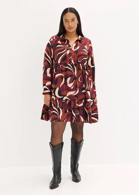 Tuniekjurk van soepel satijn, bonprix