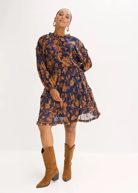 Tuniekjurk van zachte mesh, bonprix