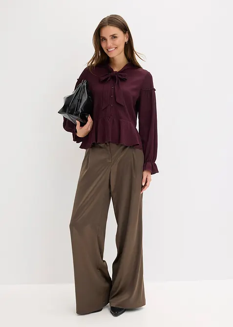 Shirt tuniek van gestructureerde jersey, bonprix