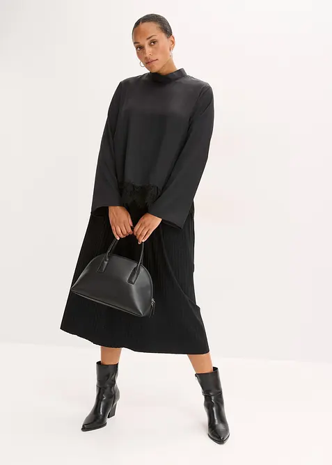 Blouse van soepel satijn, bonprix