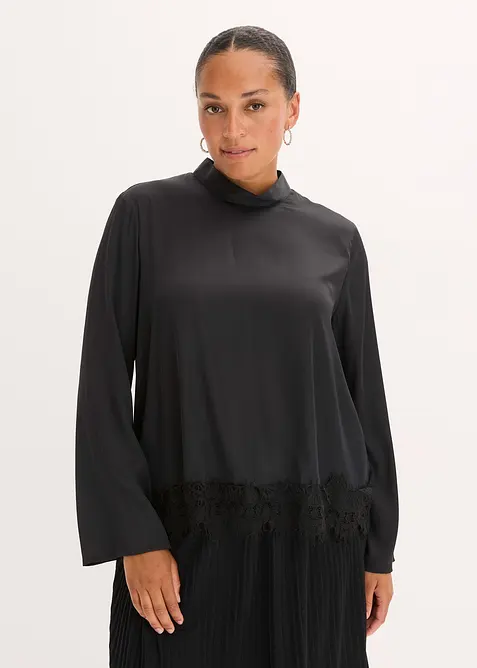 Blouse van soepel satijn, bonprix