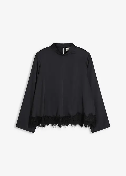 Blouse van soepel satijn, bonprix