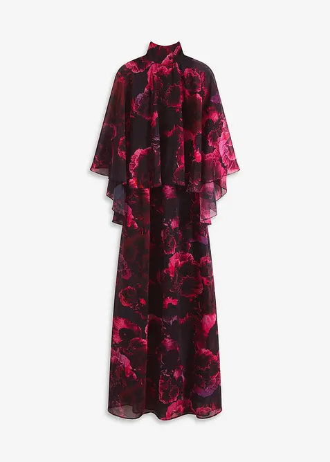 Maxi jurk van fijne chiffon, bonprix