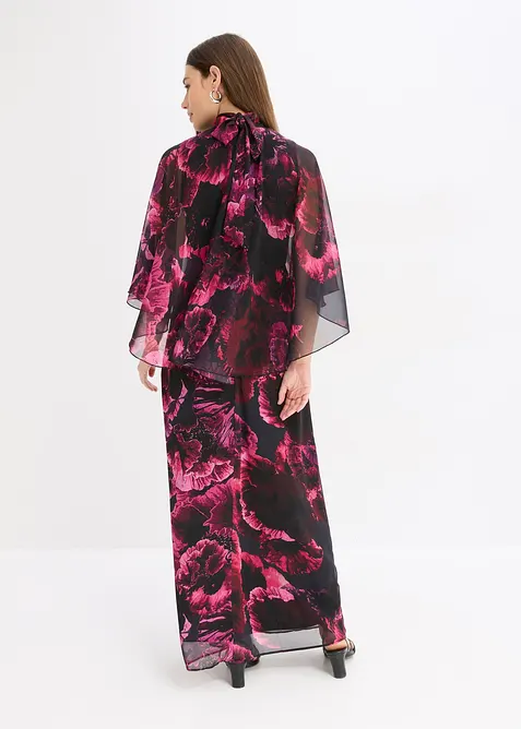 Maxi jurk van fijne chiffon, bonprix