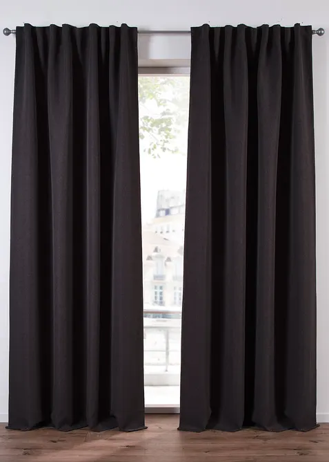 Verduisterend gordijn met lichte structuur (1 stuk), bonprix