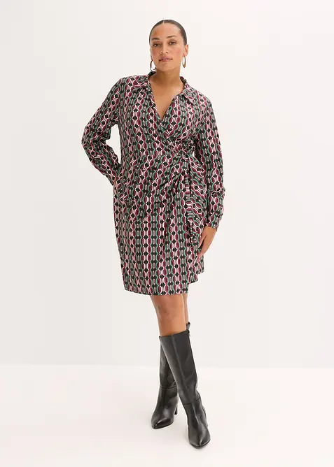 Wikkeljurk van gestructureerde jersey, bonprix