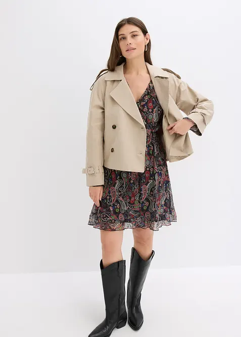 Jurk van mesh, bonprix