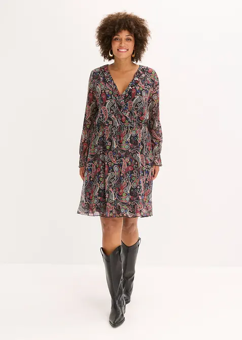 Jurk van mesh, bonprix