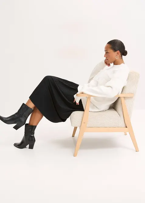 Trui met volants, bonprix