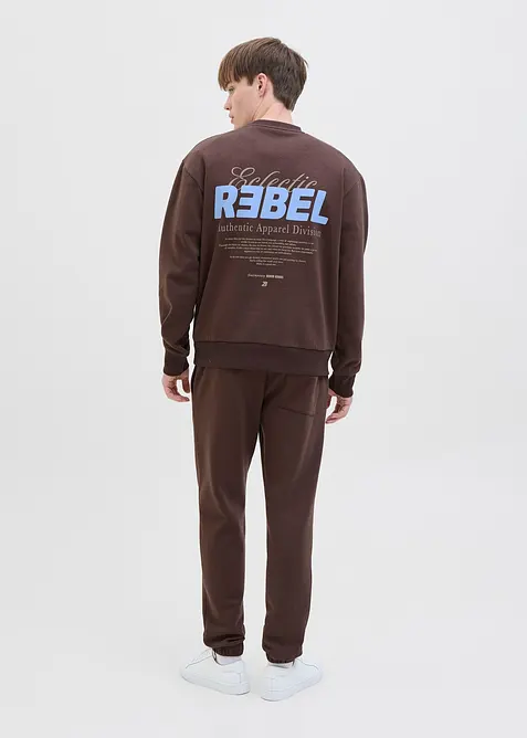JJ REBEL sweater met print achterop, J&J Rebel