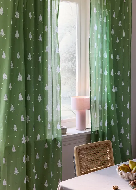 Gordijn van biologisch katoen (1 stuk), bonprix