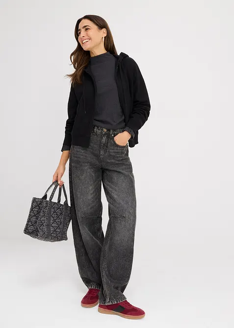 Sweatvest van zacht frotté, bonprix