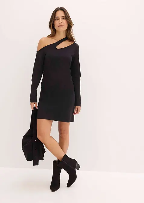 Mini jurk met cut-outs, bonprix