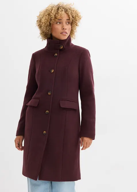 Lange winterjas in layerlook, bonprix