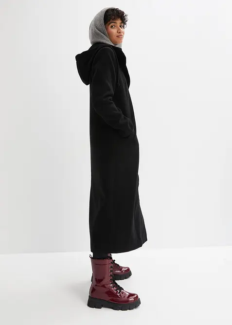 Lange jas in wollen look, maxilengte, bonprix
