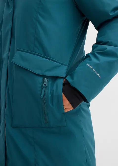 Lange donsjas met zachte voering, warmte-isolerend, bonprix