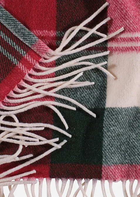 Knuffeldeken met franjes, bonprix