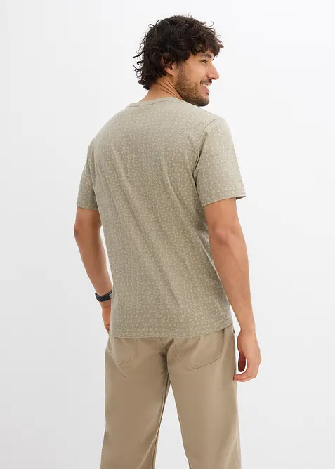 Gedessineerd T-shirt van biologisch katoen, bonprix