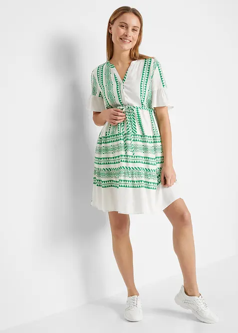 Zwangerschapsjurk / voedingsjurk van viscose, bonprix