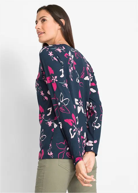 Longsleeve met bloemenprint, bonprix