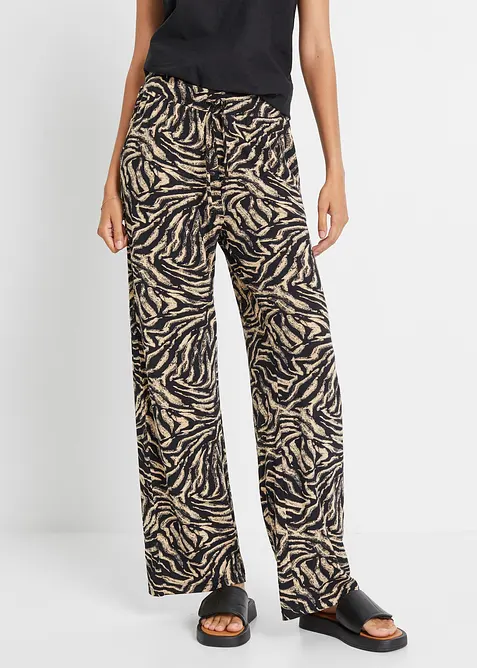 Jersey broek van soepele viscose, bonprix