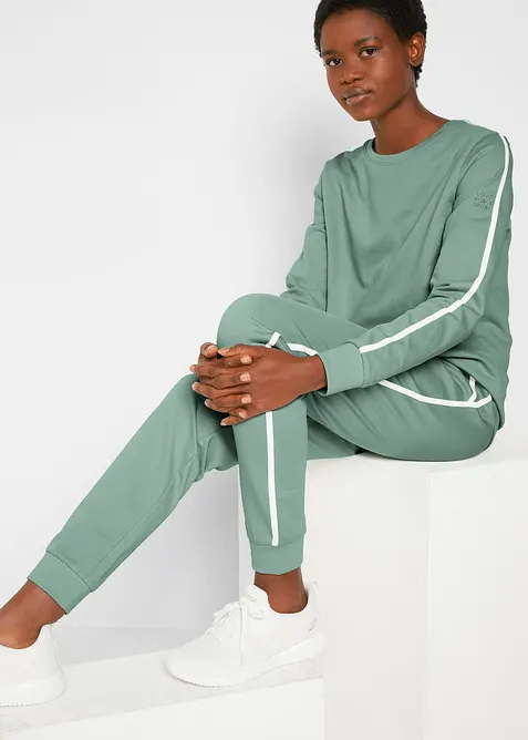 Joggingpak van katoen (2-dlg. set), bonprix