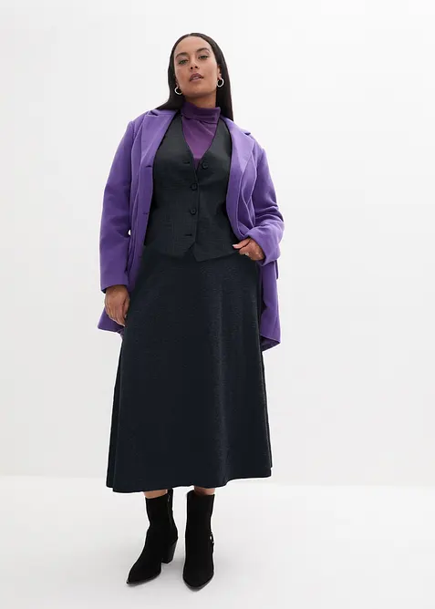 Wijd uitlopende jersey rok, bonprix