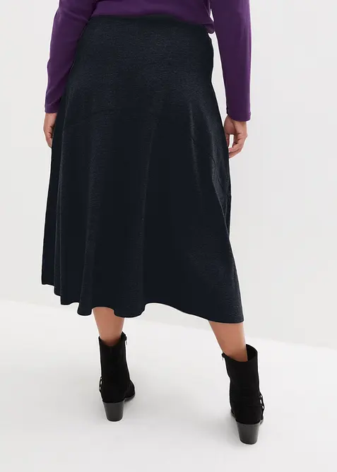 Wijd uitlopende jersey rok, bonprix