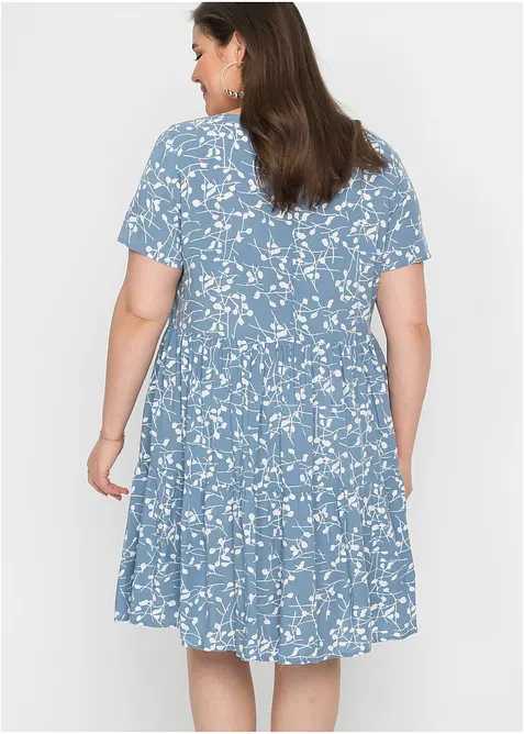 Mini jurk van soepele viscose, bonprix