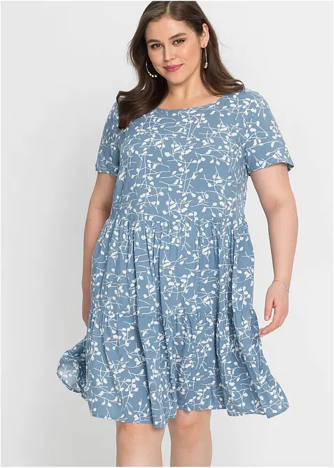 Mini jurk van soepele viscose, bonprix