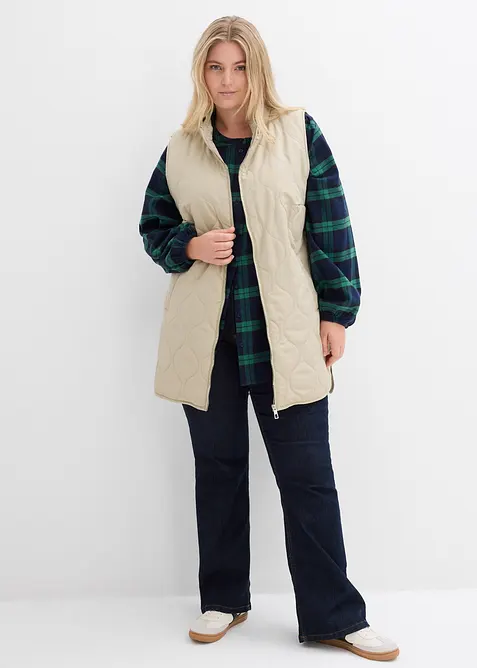 Flanellen blouse van puur katoen, bonprix