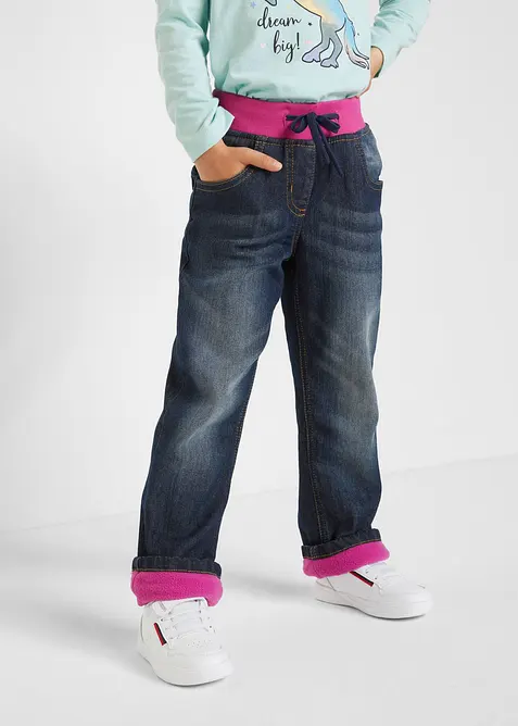 Comfortabele thermojeans met fleece voering, bonprix
