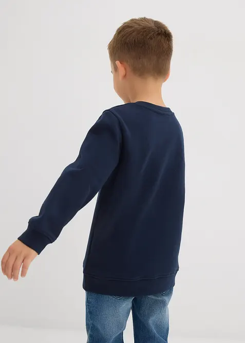 Sweater van zachte katoenmix (set van 2), bonprix