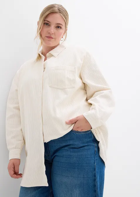 Corduroy overhemd van katoen, bonprix