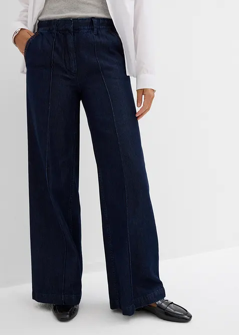Wide leg jeans high waist, super soft, bonprix