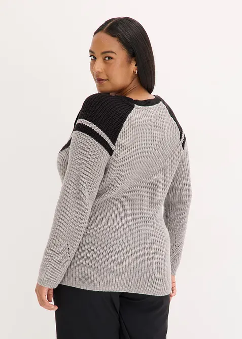 Trui met knopen, bonprix