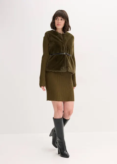 Gilet van imitatiebont, bonprix